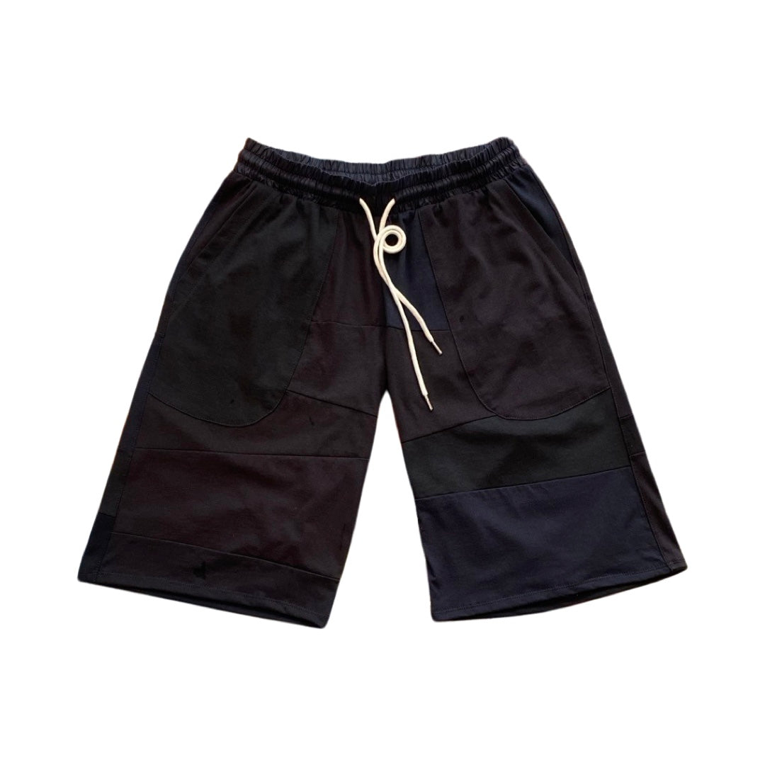All Black Mix and Match Long Shorts