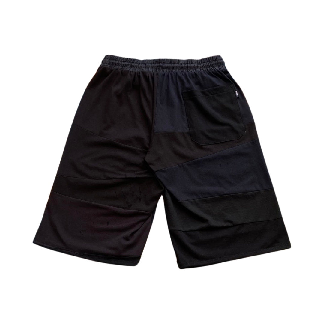 All Black Mix and Match Long Shorts